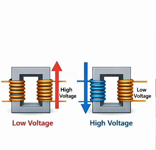 Aufw&auml;rtstransformator