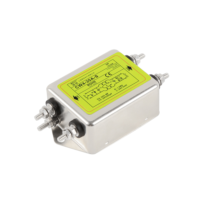Bolzenanschluss, einphasiger AC 220 V, EMI-Reinigung, CW4-3A/6A/10A/20A/30A/40A-S Leistungsfilter
