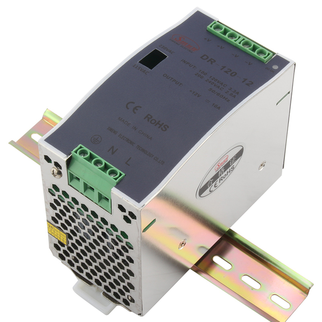 DR-120-24 120W 24VDC 5A AC-DC DIN-Schiene Industrielles Netzteil