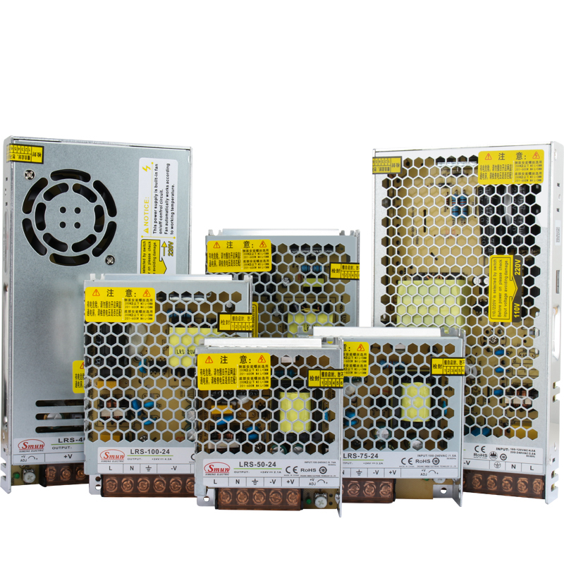 Flaches, geschlossenes 35-W- bis 600-W-Schaltnetzteil der LRS-Serie 