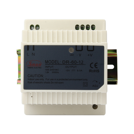 DR-Serie 30 W 45 W 60 W mit 5 V/12 V/24 V Ausgang, DIN-Schienen-Netzteil