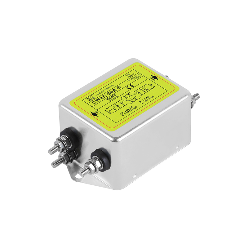 Bolzenanschluss, einphasiger AC 220 V, EMI-Reinigung, CW4-3A/6A/10A/20A/30A/40A-S Leistungsfilter