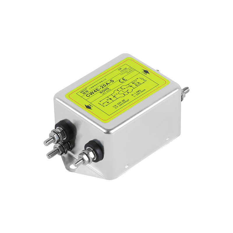 Bolzenanschluss, einphasiger AC 220 V, EMI-Reinigung, CW4-3A/6A/10A/20A/30A/40A-S Leistungsfilter