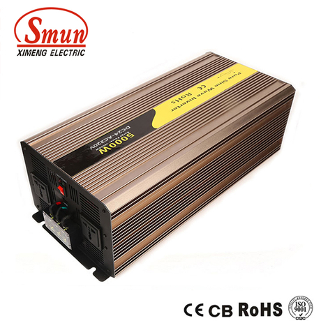 5000 W reiner Sinuswellen-Wechselrichter – DC 12 V/24 V/48 V zu AC, 10000 W Überspannung, 90 % Wirkungsgrad