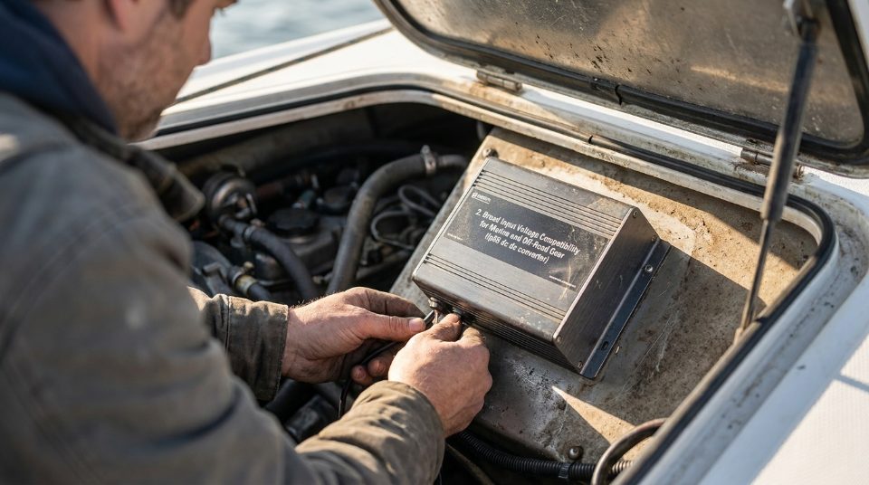 2. Breite Eingangsspannungskompatibilit&auml;t f&uuml;r Schiffs- und Gel&auml;ndeausr&uuml;stung