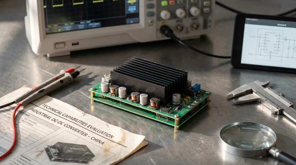 Bewertung der technischen F&auml;higkeiten eines Herstellers von industriellen DC-DC-Wandlern in China