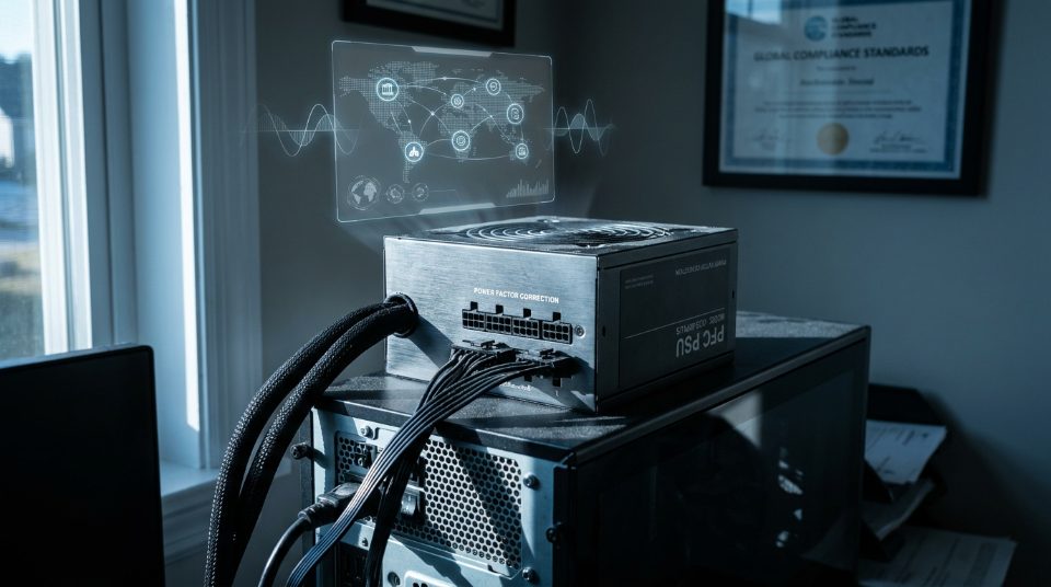Erf&uuml;llen Sie globale Compliance-Standards mit einem Netzteil mit Blindleistungskompensation